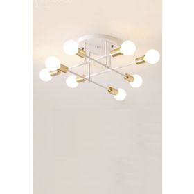 Apliqa Octopus 6'lı Beyaz Modern Avize