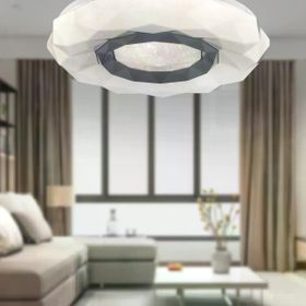 Apliqa Paris Tekli Beyaz 3 Renkli 37 Watt Ledli Avize