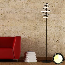 Apliqa Parya Renkli Led Modern Tasarım Metal Lambader