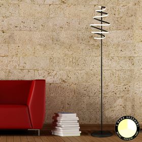 Apliqa Parya Renkli Led Modern Tasarım Metal Lambader
