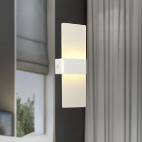 Apliqa Pearl 3 Renkli 8 Watt Buz Camlı Modern Salon Ledli Aplik