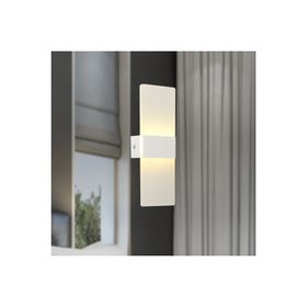 Apliqa Pearl 3 Renkli 8 Watt Buz Camlı Modern Salon Ledli Aplik