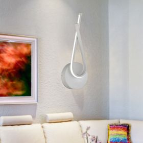 Apliqa Pedra Beyaz 20 Watt Led Aplik