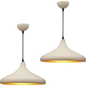 Apliqa Pera Beyaz 2'li Modern Retro Sarkıt Mutfak Salon Avize-Sarkıt Seti