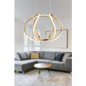 Apliqa Pietra Gold Sarkit 56 Watt Led Avize