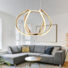 Apliqa Pietra Gold Sarkit 56 Watt Led Avize