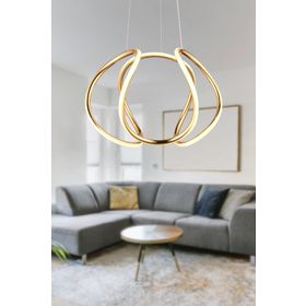 Apliqa Pietra Gold Sarkit 56 Watt Led Avize