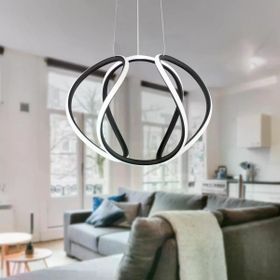 Apliqa Pietra Siyah Sarkit 56 Watt Led Avize