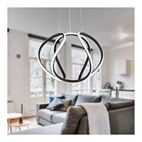 Apliqa Pietra Siyah Sarkit 56 Watt Led Avize