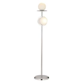 Apliqa Rakes Eskitme Beyaz Modern Tasarım Metal Lambader