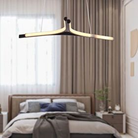 Apliqa Simon Mat Siyah Boyalı 30 W 300 K Salon-Oturma Odası-Genç Odası Ledli Avize