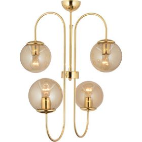 Apliqa Sosa 4 Lü Gold Bal Camlı Salon Avize