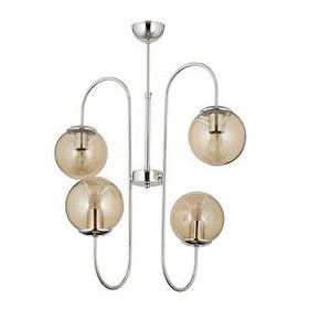 Apliqa Sosa 4 Lü Gold Bal Camlı Salon Avize