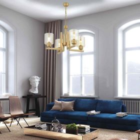 Apliqa Tasse 4'lü Eskitme Bal Camlı Boyalı Avize