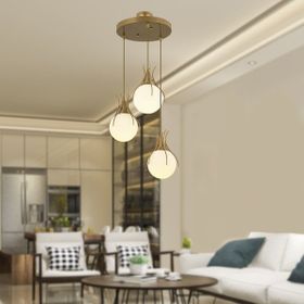 Apliqa Terra 3'lü Yuvarlak Eskitme Avize