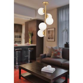 Apliqa Uzel 5 Li Eskitme Salon Avize