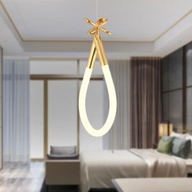 Apliqa Vojens Tekli Gold Ledli 11 Watt Kelebek Detaylı Modern Koridor Yatak Odası Salon Sarkıt Led Avize