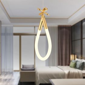 Apliqa Vojens Tekli Gold Ledli 11 Watt Kelebek Detaylı Modern Koridor Yatak Odası Salon Sarkıt Led Avize