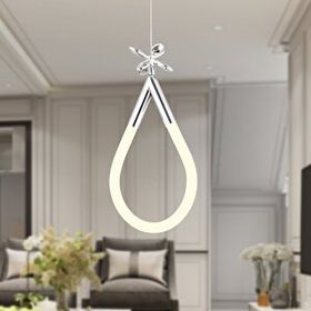 Apliqa Vojens Tekli Krom Ledli 11 Watt Kelebek Detaylı Modern Koridor Yatak Odası Salon Sarkıt Led Avize