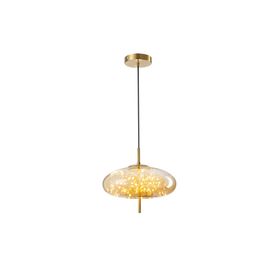 Apliqa Zuna 10 Watt 3000K Eskitme Bal Camlı Tekli Peri Led Sarkıt Avize