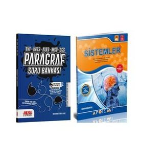 Apotemi Biyoloji Sistemler ve Ankara Kitap Merkezi Paragraf Soru Bankası Seti 2 Kitap