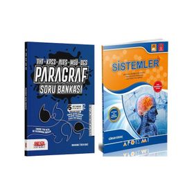 Apotemi Biyoloji Sistemler ve Ankara Kitap Merkezi Paragraf Soru Bankası Seti 2 Kitap