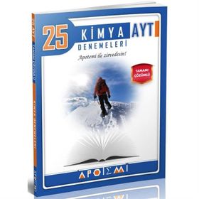Apotemi Yayınalrı AYT Kimya 25 Denemeleri