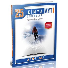 Apotemi Yayınalrı AYT Kimya 25 Denemeleri