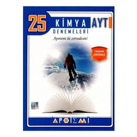 Apotemi Yayınları AYT Kimya Yirmi Beşli Denemeleri