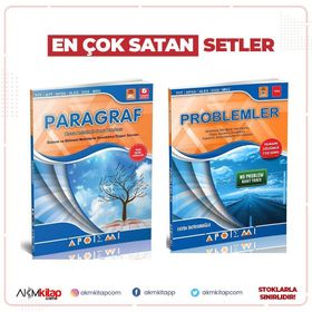 Apotemi Yayınları Paragraf ve Problemler 2 Kitap Set