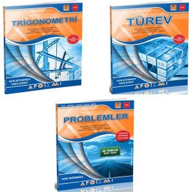 Apotemi Yayınları Trigonometri + Problemler + Türev 3'lü Set