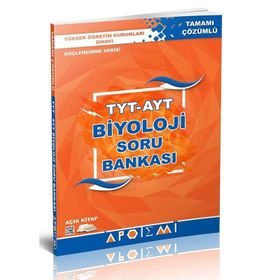 Apotemi Yayınları Tyt Ayt Biyoloji Tamamı Çözümlü Soru Bankası