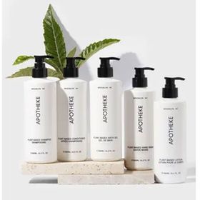 Apotheke ULM Apotheke Canvas 480 ml Şampuan + 480 ml Saç Kremi + 480 ml Duş Jeli + 480 ml Sıvı Sabun + Vücut Losyonu