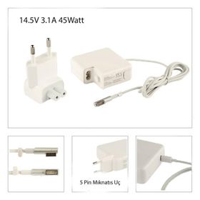 Apple A1304 14.5V 3.1A Magsafe Uyumlu Notebook Şarj Adaptörü