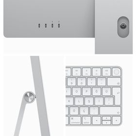 Apple iMac MQRK3TU/A M3 8CPU 10GPU 8GB RAM 512GB SSD macOS 24 inç Gümüş All in One Bilgisayar 