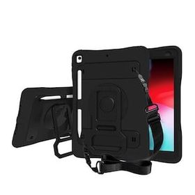 Apple iPad 10.2 8.Nesil Zore Kalem Bölmeli Defender Tablet Silikon Kılıf