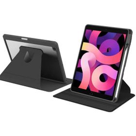 Apple iPad 10.2 İnce ve Fit Siyah 9.Nesil Uyumlu 360° Dönebilen Standlı Nayn Tablet Kılıfı