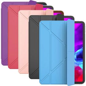 Apple Ipad 2 / 3 / 4 Smart Cover Arkası Şeffaf Tablet Kılıfı