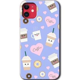 Apple iPhone 11 Coffee Cake Baskılı Uyumlu Silikon Kılıf