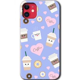 Apple iPhone 11 Coffee Cake Baskılı Uyumlu Silikon Kılıf