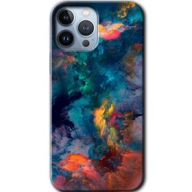 Apple iPhone 11 Pro Color Storm Baskılı Uyumlu Silikon Kılıf