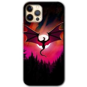 Apple iPhone 11 Pro Dragon Night Baskılı Uyumlu Silikon Kılıf