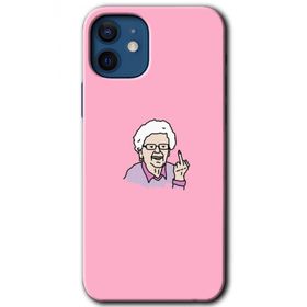 Apple iPhone 12 Bad Grandmother Baskılı Uyumlu Silikon Kılıf