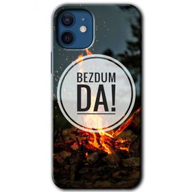 Apple iPhone 12 Bezdum Da Baskılı Uyumlu Silikon Kılıf