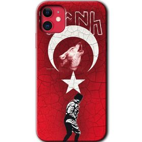 Apple iPhone 12 Bozkurt Atam Baskılı Uyumlu Silikon Kılıf