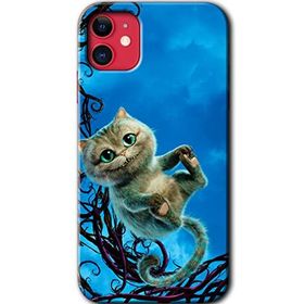Apple iPhone 12 Çılgın Kedi Baskılı Uyumlu Silikon Kılıf