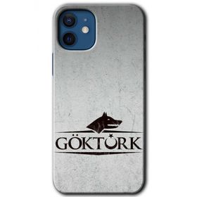 Apple iPhone 12 Göktürk Baskılı Uyumlu Silikon Kılıf