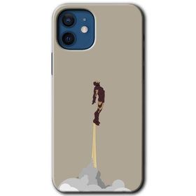 Apple iPhone 12 Ironman Airport Baskılı Uyumlu Silikon Kılıf