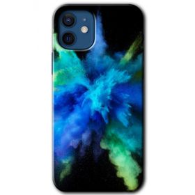 Apple iPhone 12 Karışım 1 Baskılı Uyumlu Silikon Kılıf