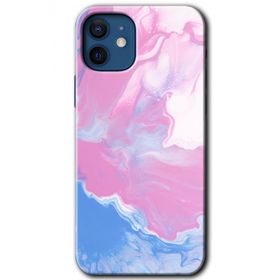 Apple iPhone 12 Liquid Lekeler Art Baskılı Uyumlu Silikon Kılıf